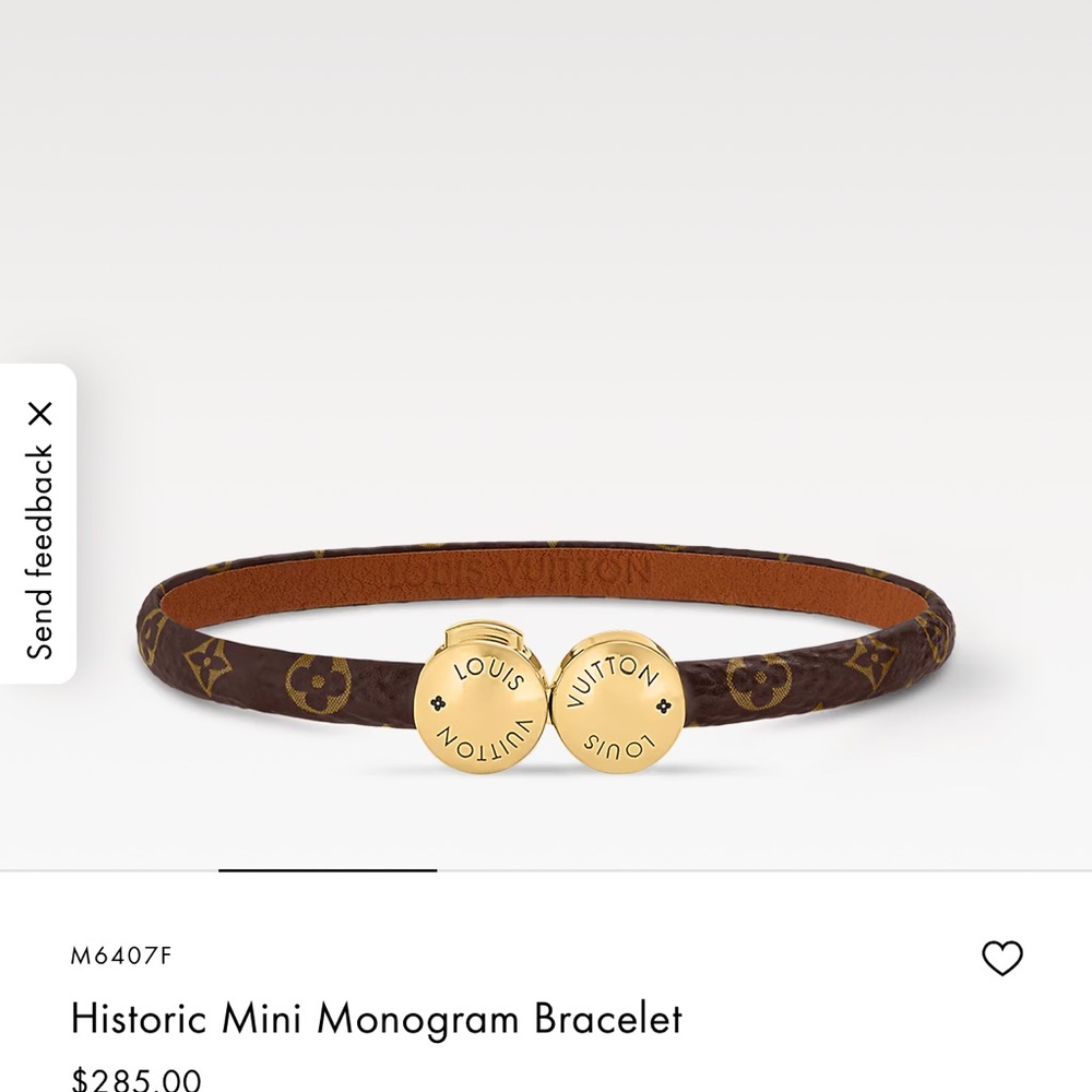 Louis Vuitton Historic Mini Monogram Bracelet - Picture 3 of 5